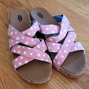 Dr. SCHOLL'S Freshen Polka Dot Strappy Sandals